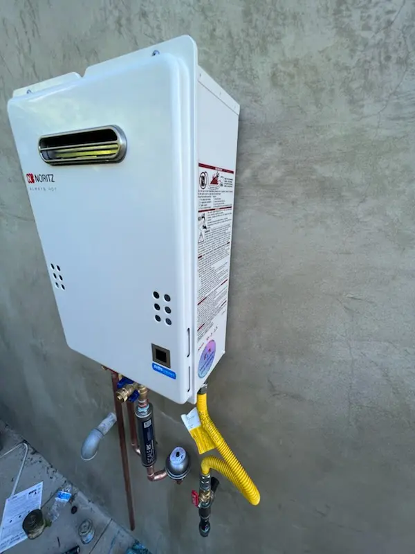 Tankless water heater installation for Huntington homes